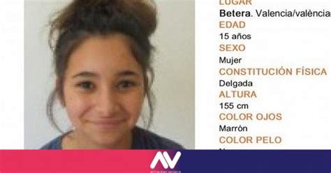 Buscan A Una Joven De 15 Años Desaparecida En Bétera