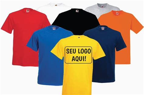 Camiseta Personalizada Sua Logomarca Empresa Frete Grátis no Elo7 Sua