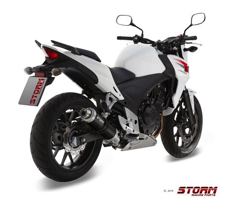 Scarico Honda Cb F X Storm Gp Inox Nero H Lxsb Storm