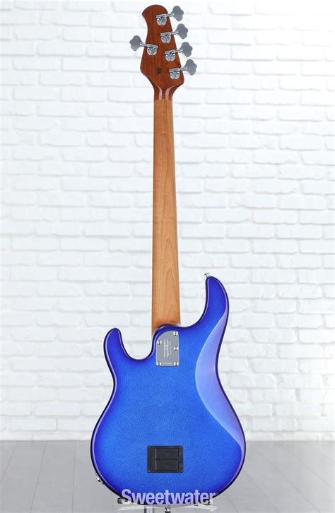 Ernie Ball Music Man Stingray Special 5 H Bass Guitar Pacific Blue Sparkle Sweetwater Exclusive