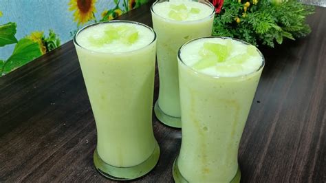 How To Make Honeydew Melon Recipe Easy Honeydew Milkshake