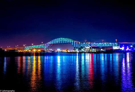 Harbor Bridge At The Entry To The Port Of Corpus Christi