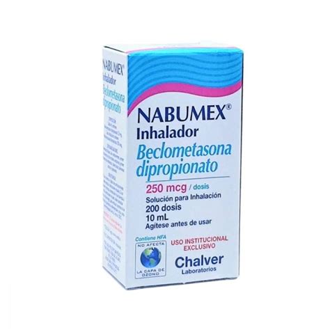 Nabumex Beclometasona Inhalador Oral 250 Mcg X 200 Dosis Farma Prime