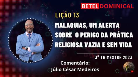 Li O Malaquias Um Alerta Sobre O Perigo Da Pr Tica Religiosa Vazia