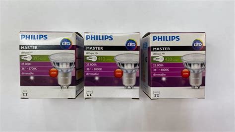 Philips Master Led Bulb 4 9w 220 240v Gu10 36d Dimmable [2700k 3000k