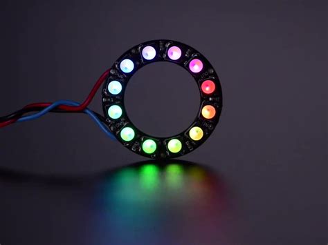 NeoPixel Ring 12 X 5050 RGBW LEDs W Integrated Drivers Natural