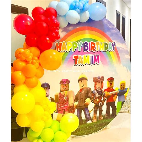 Roblox Theme Birthday Party Decoration In Bangalore Chintu Party And