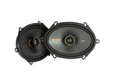 KICKER KS Series 6 X 8 2 Way Car Speakers With Polypropylene Cones