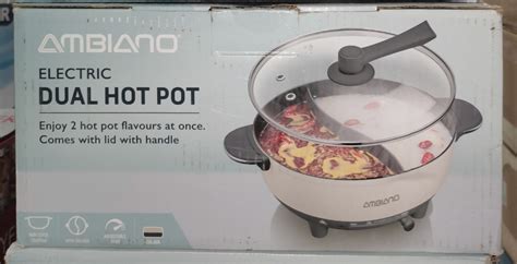 Ambiano Electric Dual Hot Pot WUN MFHP 01 HMR Shop N Bid