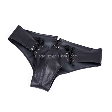 Gay Bdsm Wearable Leather Underwear Size Adjustment For Gay Man Bondage Buy Gay Men Bondage