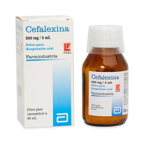 Cefalexina Mg Ml Polvo Suspensi N Oral Frasco Ml