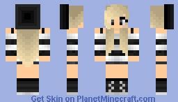 Goth Girl Minecraft Skin