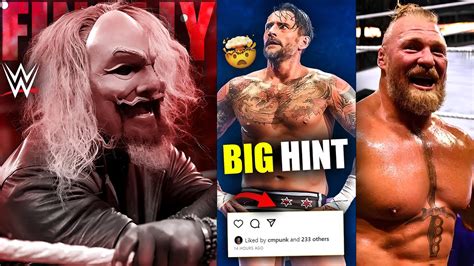 Uncle Howdy Return Confirmed Cm Punk Big Wwe Return Tease Brock