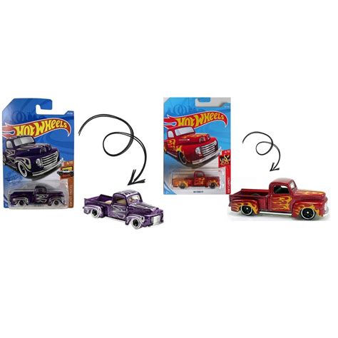 Ford F HW Hot Trucks HW Flames Hot Wheels Miniaturas