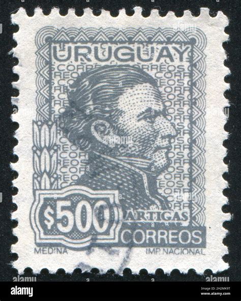 Uruguay Circa Stamp Printed By Uruguay Shows Jose Gervasio