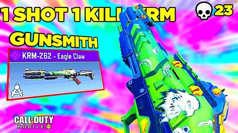 Shot Kill Krm Cod Mobile Gunsmith Best Krm Loadout Codm Krm