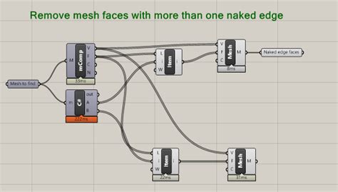 Remove Mesh Faces With More Than Naked Edge Grasshopper Mcneel Forum