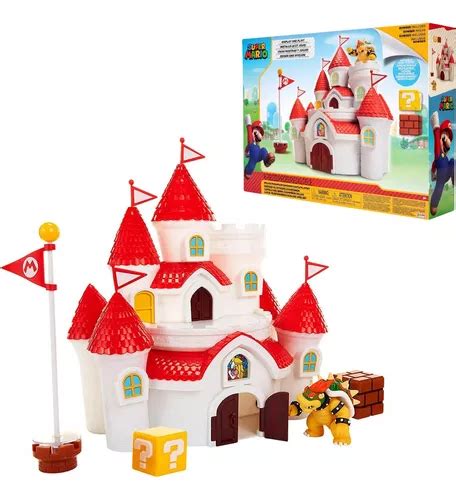 Super Mario Nintendo Playset Castillo Reino Champiñón Bowser Envío Gratis