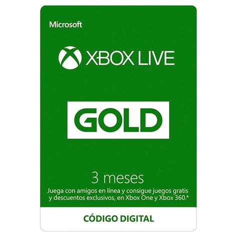 Tarjeta Xbox Live Gold para 3 Meses Walmart en línea