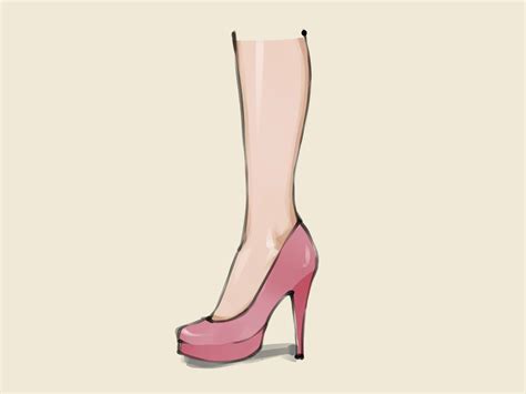 How To Draw Heels 9 Steps With Pictures Wikihow