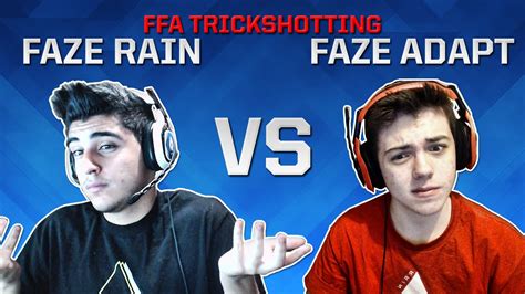 Faze Rain Vs Faze Adapt Ffa Trickshotting Youtube