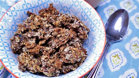 Keto Granola Cereal Recipe Keto Daily