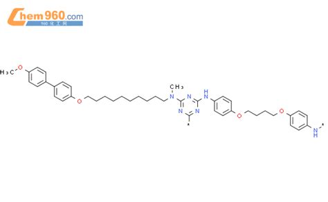 852160 33 9 Poly[[6 [[10 [ 4 Methoxy[1 1 Biphenyl] 4 Yl Oxy]decyl]methylamino] 1 3 5 Triazine