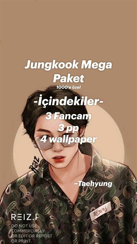 Jungkook Mega Paket 1000e özel İçindekiler 3 Fancam 3 Pp 4 Wallpaper