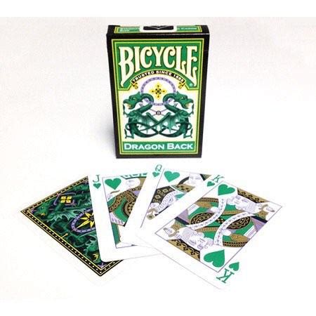 Bicycle Dragon Back Playing Cards Red Blue Gold Green Yellow