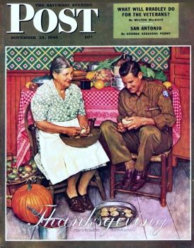 Solve The Saturday Evening Post Nov Cover By Norman Percevel