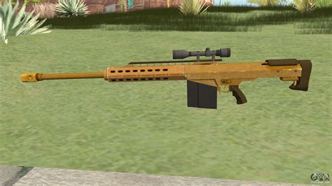 Heavy Sniper Gta V Gold V For Gta San Andreas