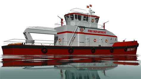 Fire Boat - 3D Model by Buncic