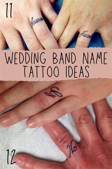 21 Wedding Band Tattoo Ideas Instead Of A Ring Tattooglee Ring