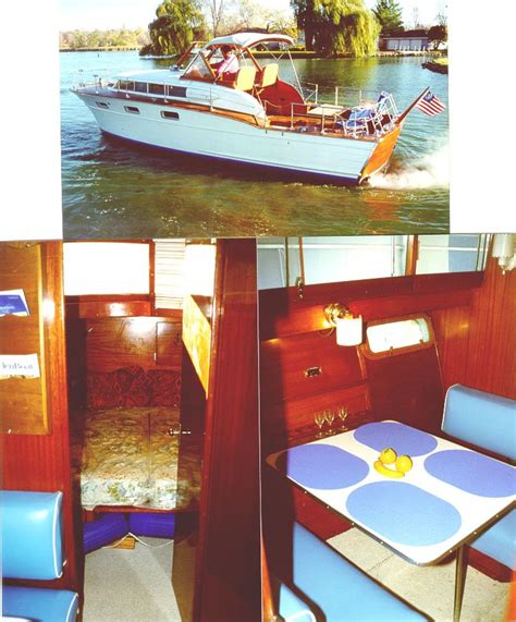 1955 33 Chris Craft Futura Classic Wooden Cabin Cruiser Chris Craft Wood Boat Plans