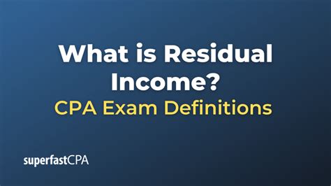 Residual Income Definition