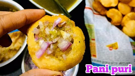 Pani Puri Recipe At Home | Spicy Panipuri | Homemade Easy And Tasty ...