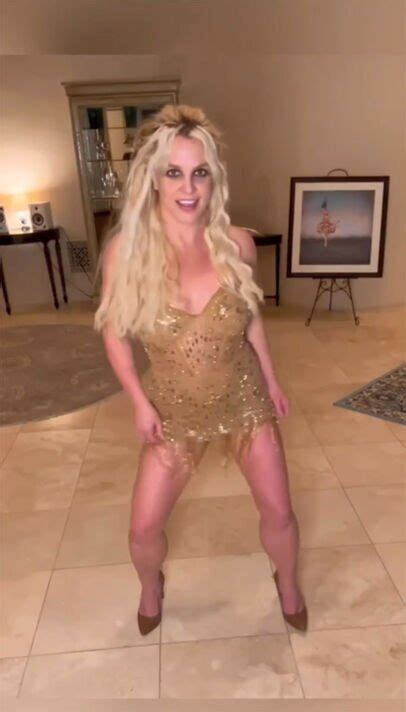 Britney Spears Mortified As She Poses In See Through Dress After Singing Video Blunder