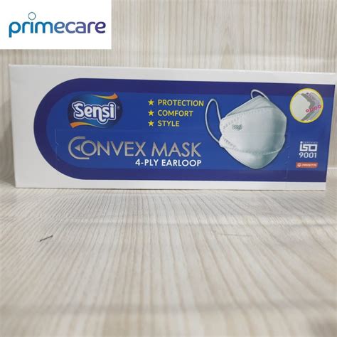 Jual Masker SENSI CONVEX 4 Ply Earloop Isi 20 Pcs SENSI CONVEX MASK