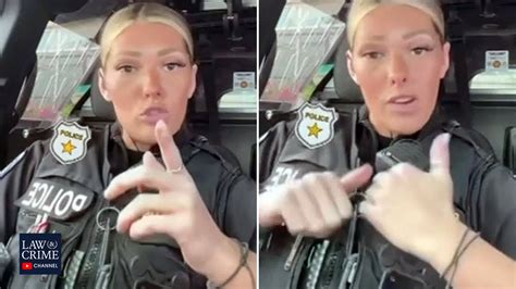 Police Officers Tiktok Tells Drivers To Get The F Out Of The Way