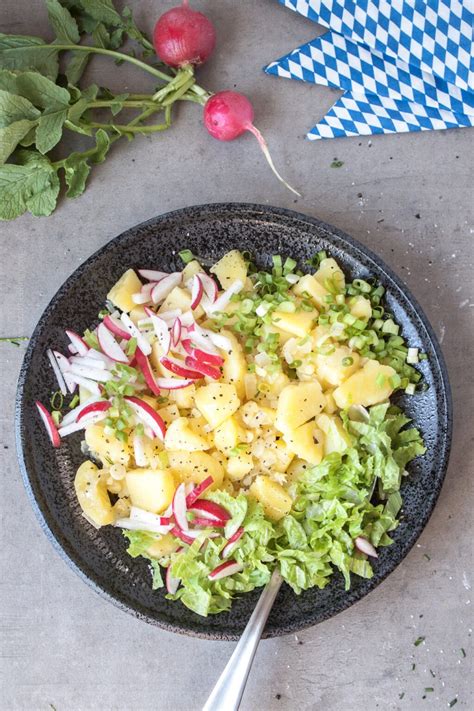 Kartoffelsalat Bavarian Potato Salad With Hot Dressing