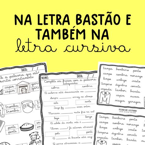 Atividades Letra P Criar Recriar Ensinar