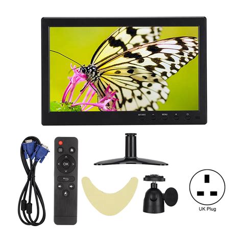 10 1 Inch Hd 1080p Widescreen Display Lcd Monitor With Hdmi Vga Bnc Av Input 100 240v Uk