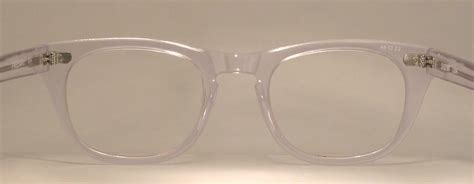 Optometrist Attic Shuron Freeway Crystal Clear Classic Eyeglass Frames