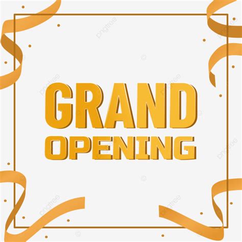 Gold Background Textured Background Grand Opening Banner Frame