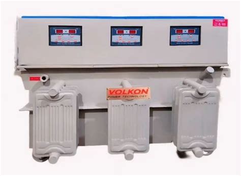 Three Phase Kva Oil Cooled Servo Voltage Stabilizer For Industrial