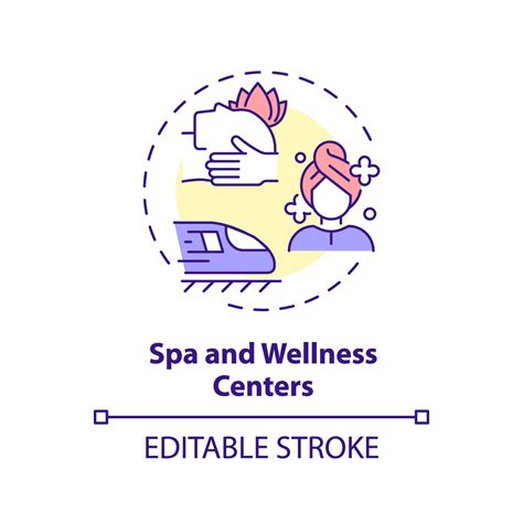 2d Editable Multicolor Spa And Wellness Centers Icon Simple Isolated