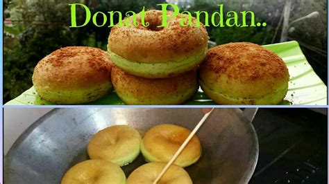 Resep Donat Pandan Endapan Daun Suji Pandan Empuk Lembut Dan Menul