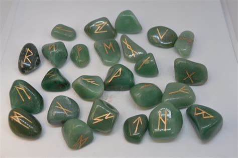 Rune Sets Standard Aventurine Green