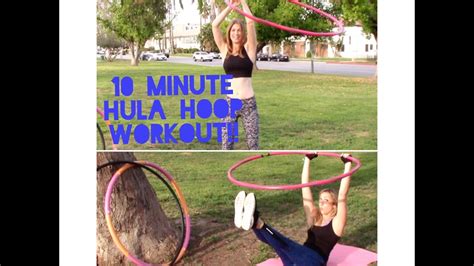 How To Do A 10 Minute Hula Hoop Workout Youtube