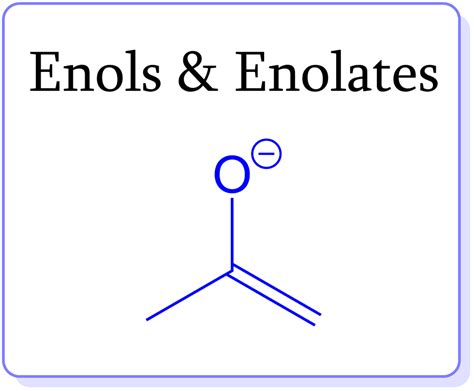 Enols Enolates Study Guide Orgo Chemistry Tutor